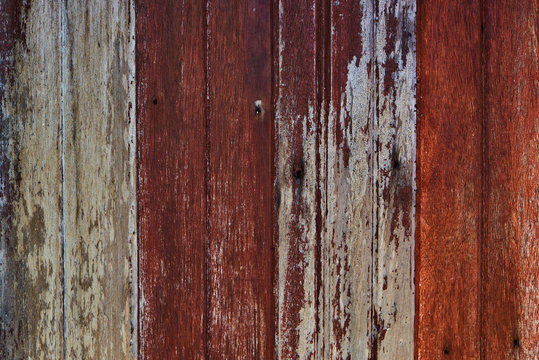 Texture of close up of old wood planks used as natural background. Old wood texture. Grunge retro vintage wooden board. Dusty and rotten wooden background . Abstract backdrop for illustration.