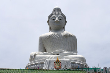 Fototapeta premium Buddha. Big white Buddha in Phuket. Thailand.