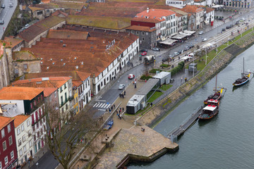 View of  Vila Nova de Gaia from Porto, Portugal