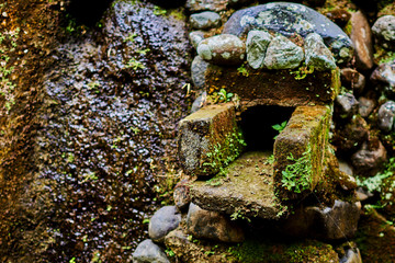 Architectural element of the ancient Balinese temple.