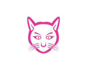 Fototapeta na wymiar Cat cute pet animal set vector illustration