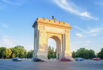 Fototapeta na wymiar The Arch Of Triumph - Bucharest