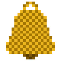 Pixelated bell icon