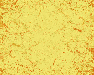 Grunge, yellow-orange texture. Effect of the old, shabby. Vector element for your design.