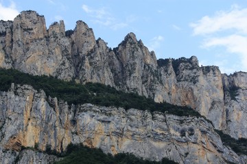 falaise du cirque d'Archiane, Vercors, drôme