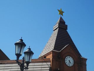 A view of the lantern and the turret with the star   © Marina