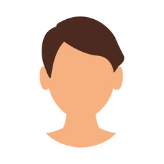 Man faceless head vector illustration graphic design vector illustration graphic design