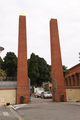 Obraz premium Entrée du cimetière de Terre Cabade à Toulouse, Haute Garonne