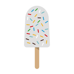 Colorful summer popsicle