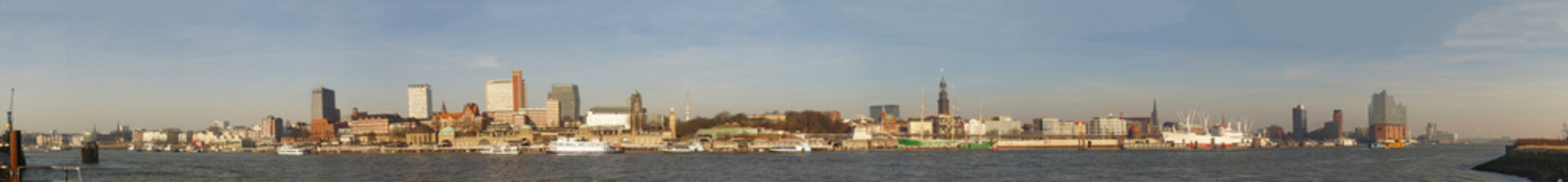 Fototapeta na wymiar Hamburg Panorama