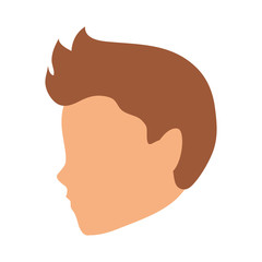 Man faceless head vector illustration graphic design vector illustration graphic design