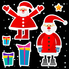 Happy new year card template. Happy new year pattern for greeting card, party invitation, new year holiday sale advertising, winter vacation travel poster, bag prrint, t-shirt etc.