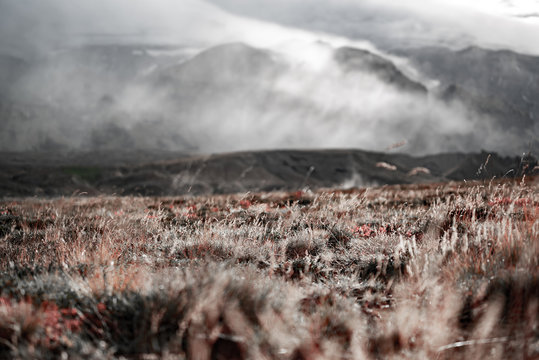 Icelandic landscape relaxing