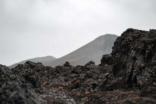 Rocks in Iceland Highlands