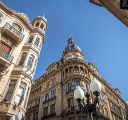 Downtown Buildings of Cordoba Street - Rosario, Santa Fe, Argentina