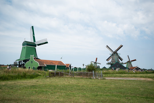 Old windmills holland