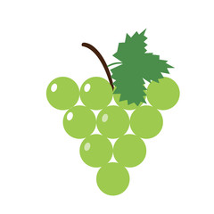 Healthy organic green grape