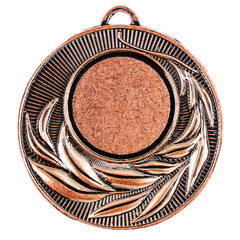 Blank bronze medal template