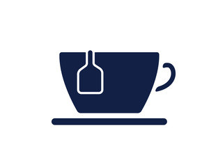 tea glyph icon , designed for web and app