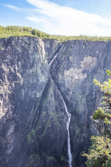 View of the Tysvikjofossen opposite to the Voringfossen