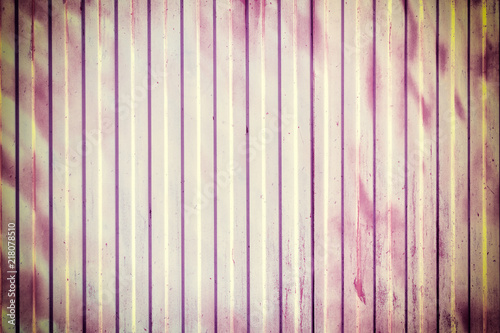 Fence From Corrugated Metal The Surface Painted In Lilac Color - How To Paint Corrugated Metal Fence Fence From Corrugated Metal The Surface Painted In Lilac Color - How To Paint Corrugated Metal Fence