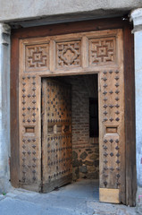 Puerta de madera antigua
