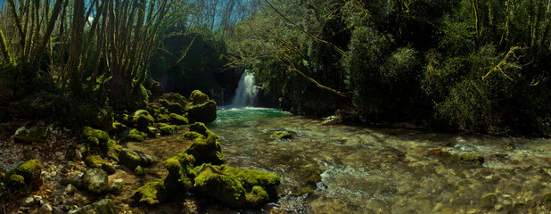 Panorama di una cascata