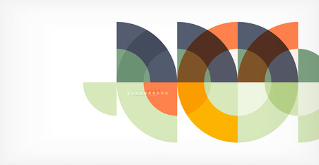 Obraz premium Modern circle abstract background