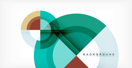 Obraz premium Vector circle abstract background