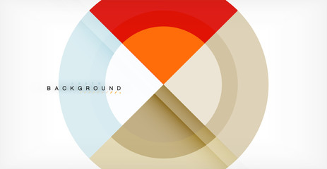 Obraz premium Vector circle abstract background