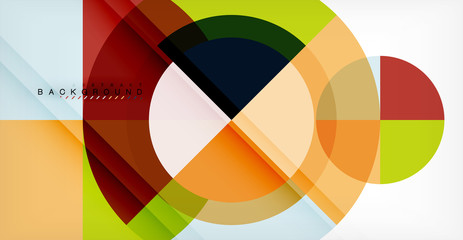 Obraz premium Vector circle abstract background