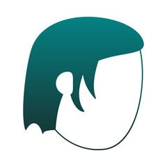 Man faceless head vector illustration graphic design