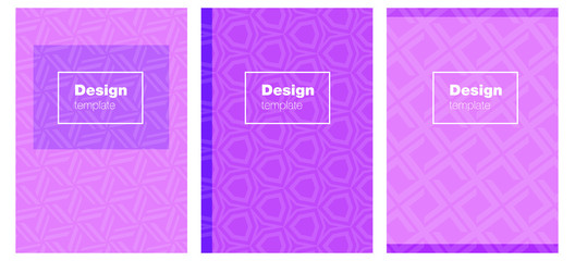 Fototapeta premium Light Purple vector template for journals.