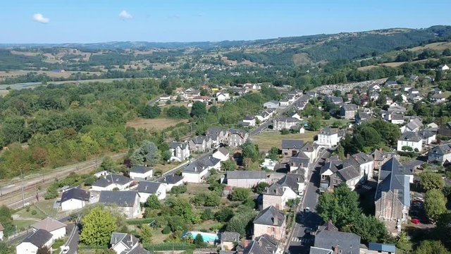 Allassac - Vue a&eacute;rienne (Corr&egrave;ze - France)