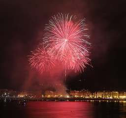 Fuegos artificiales, Semana Grande, Donostia - San Sebastián