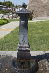 Fototapeta premium Milano Marittima, Italy - August 04, 2018 : Outdoor drinking fountain