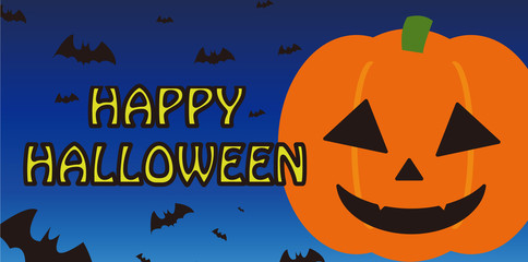 ハロウィン　秋　10月