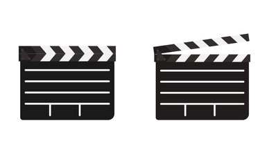 Clapboard open and closed