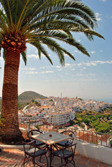 Frigiliana Andalusia Costa del Sol Spain - obrazy, fototapety, plakaty