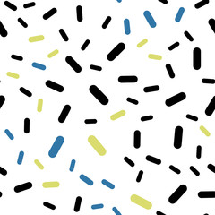 Light Blue, Yellow vector seamless background with straight lines.