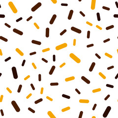 Dark Orange vector seamless texture with colored lines.