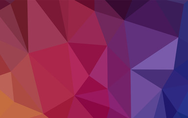 Obraz premium Dark Blue, Red vector shining triangular layout.
