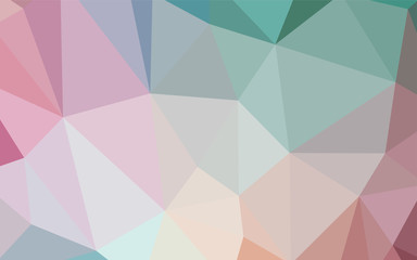 Light Green, Red vector low poly texture.