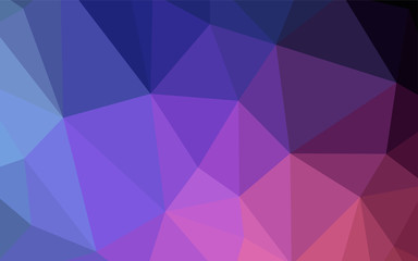 Light BLUE vector abstract polygonal pattern.