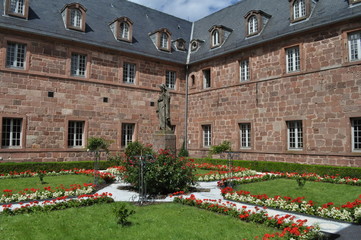 Mont Sainte Odile, Abbaye du Hohenbourg, Alsace, France - 218093917