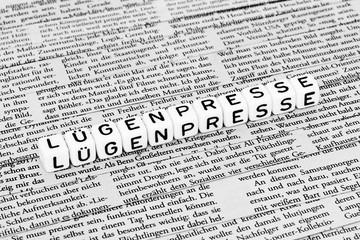 Obraz premium Lügenpresse