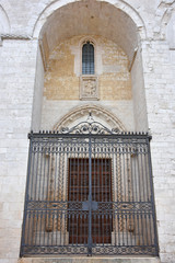 Fototapeta premium Italy, Puglia region, Altamura, Cathedral of Santa Maria Assunta, facades and elevations.
