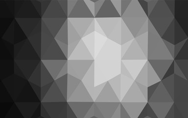 Light Gray vector low poly texture.