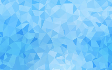Light BLUE vector abstract polygonal background.