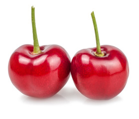 Berries cherry isolated on white background
